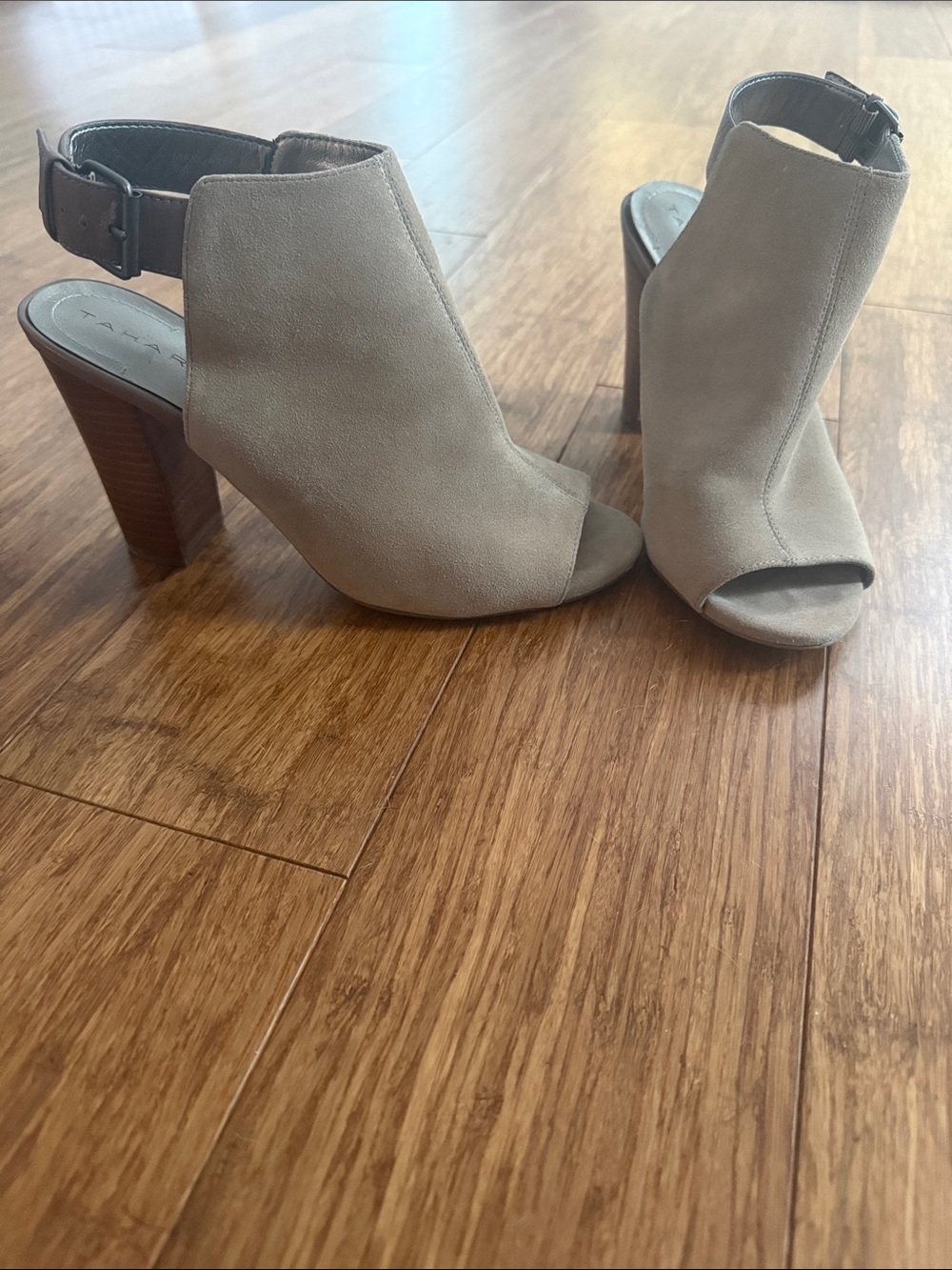 Tahari Margaret Peep Toe Booty